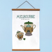 Artist Tea Towel | Melbourne Teapot